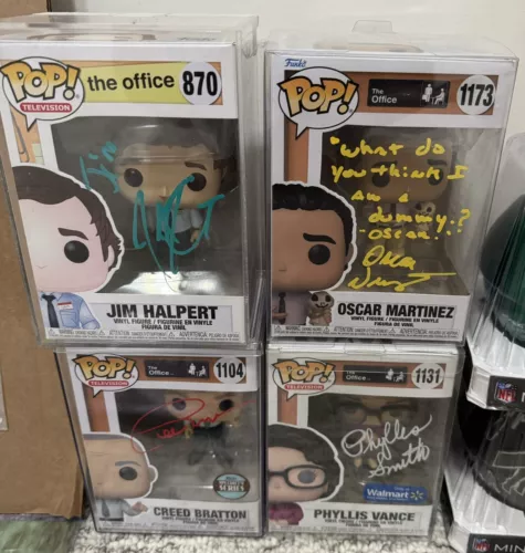 the office signed funko pop