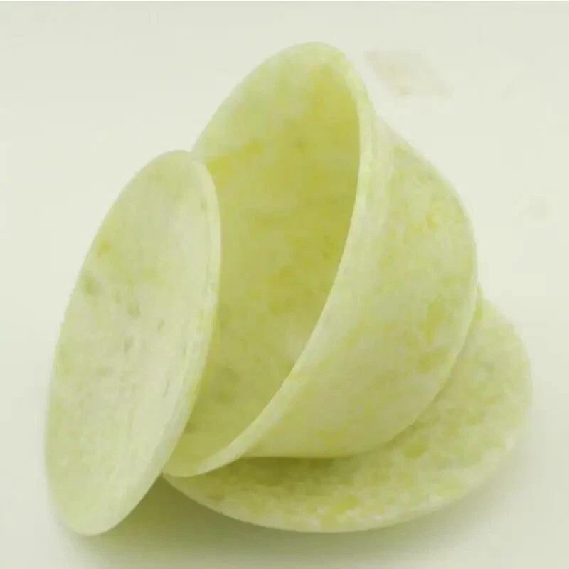 Juego de té GaiwanTeaware Jades Stone Bowl Cover tazas de té ceremonia de té chino Kung Fu Foto 3 de 4