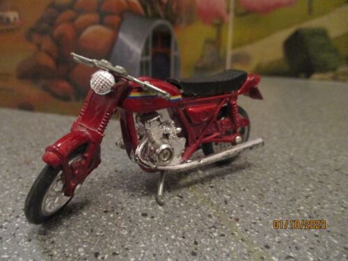 VINTAGE ZEE TOYS KAWASAKI H2 MOTORCYCLE DIE CAST CANDY APPLE RED - Picture 2 of 5