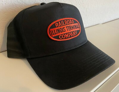 Cap / Hat  - ILLINOIS TERMINAL RAILROAD (ITC) #10311- Orange logo  -NEW