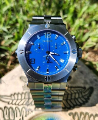 Renato Wilde-Beast Blue/Silver Men's 46mm Watch ETA