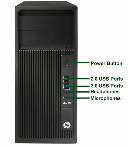 HP Gaming Computer Z240 MT i5-6500 16GB 512GB M.2 SSD +1TB AMD RX 550 4GB Win 10 - Bild 5 von 9