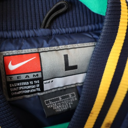 Michigan Wolverines Jacket Large Nike Blue Mens - Picture 4 of 6