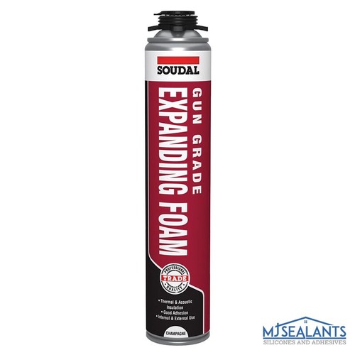 Soudal Soudafoam B3 Gap Filler PU Expanding Foam Gun Grade 750ml