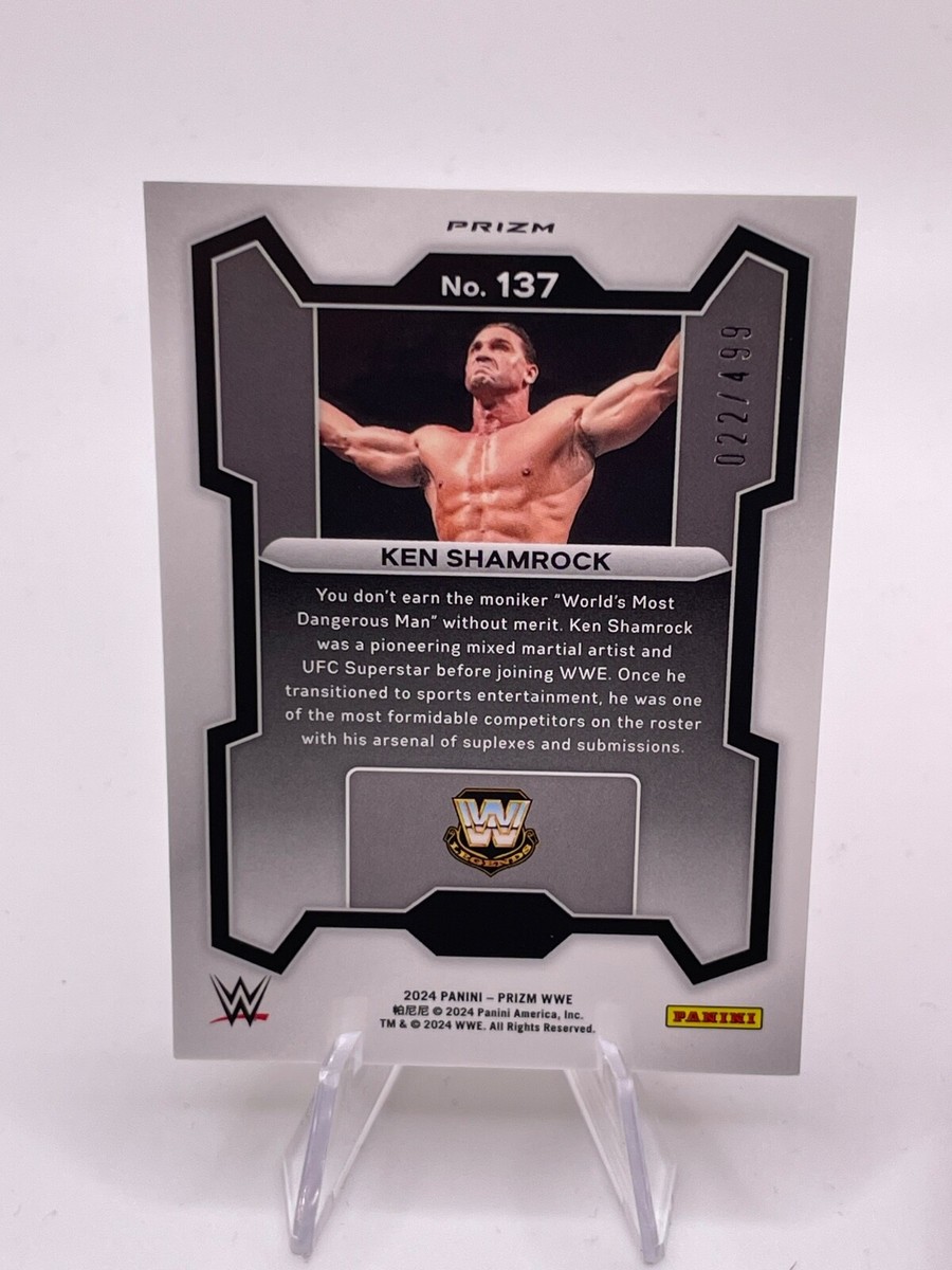 2024 WWE - Prizm - Pulsar /499 - #137 Ken Shamrock No 22 | eBay