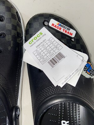 NASCAR Crocs Classic Clog Shoes Slip On Racing Jibbitz Men display picture 3