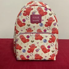 LOUNGEFLY DISNEY PIXAR TURNING RED PANDA MINI BACKPACK NWT!!!!