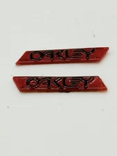 OAKLEY SUTRO, SUTRO LITE & SWEEP SUNGLASSES RED SIDE LOGO ICONS TEMPLE ICON SET