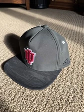 Indiana Hoosiers Adidas Snapback Hat Military Flag