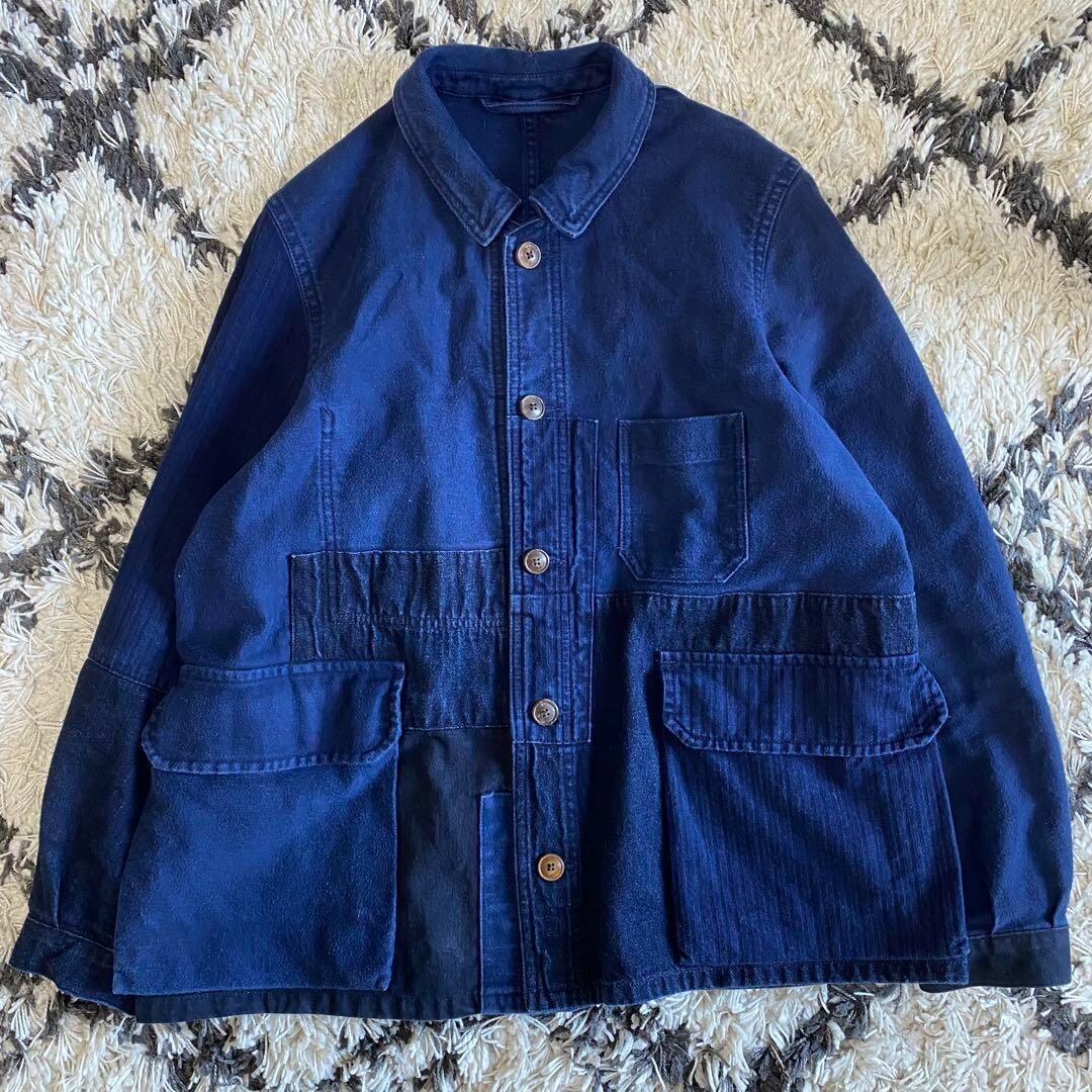 Nigel Cabourn 8041-00-30006 PATCHWORK JACKET 48 N… - image 1