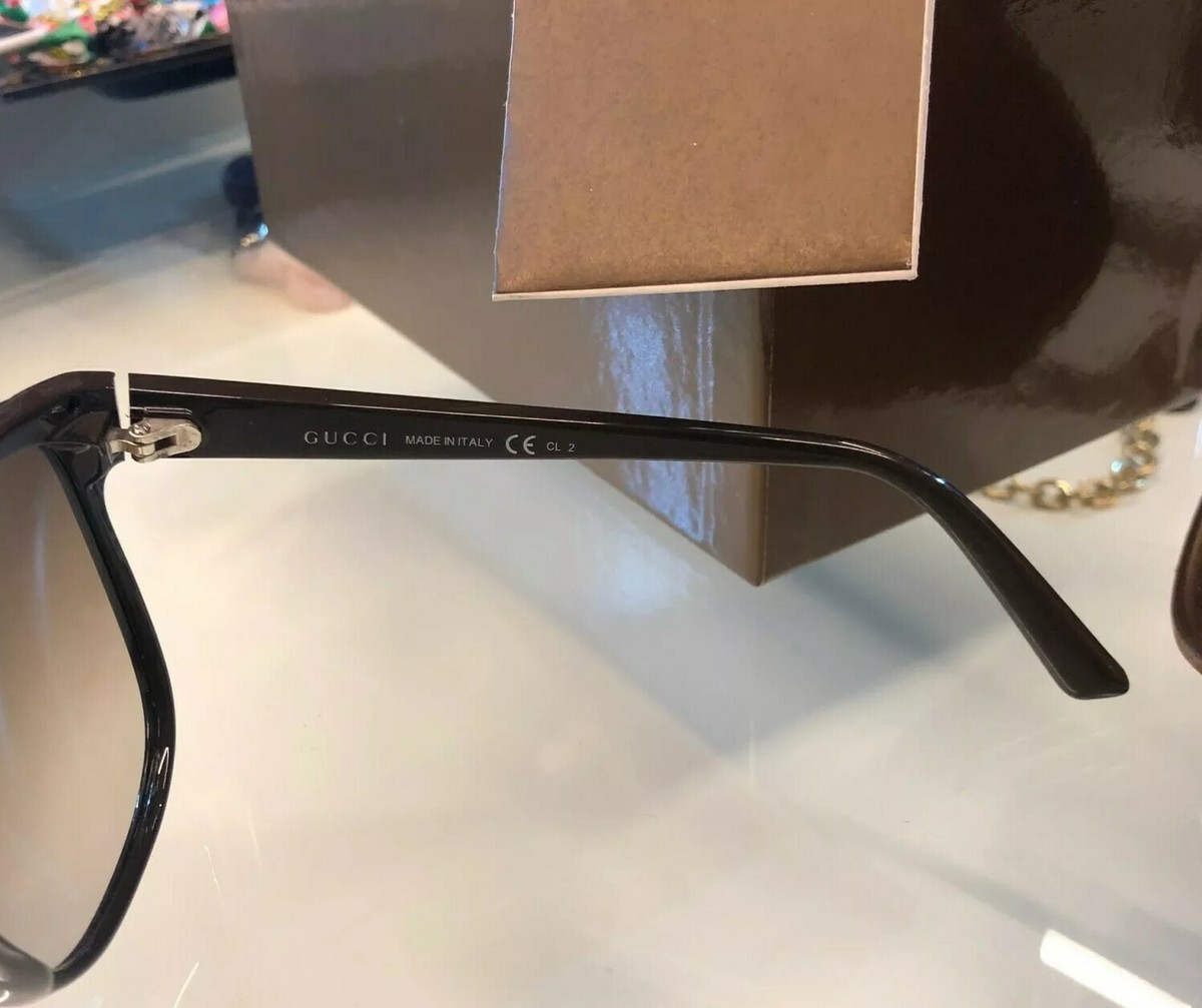 GUCCI⚡Chocolate Brown Cat Eye GG 3155 Gradient Lens  display picture 1