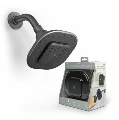 NEW SEAL  Atomi Bluetooth Speaker Showerhead, Matte Black, 1.8 GPM, AT1490B