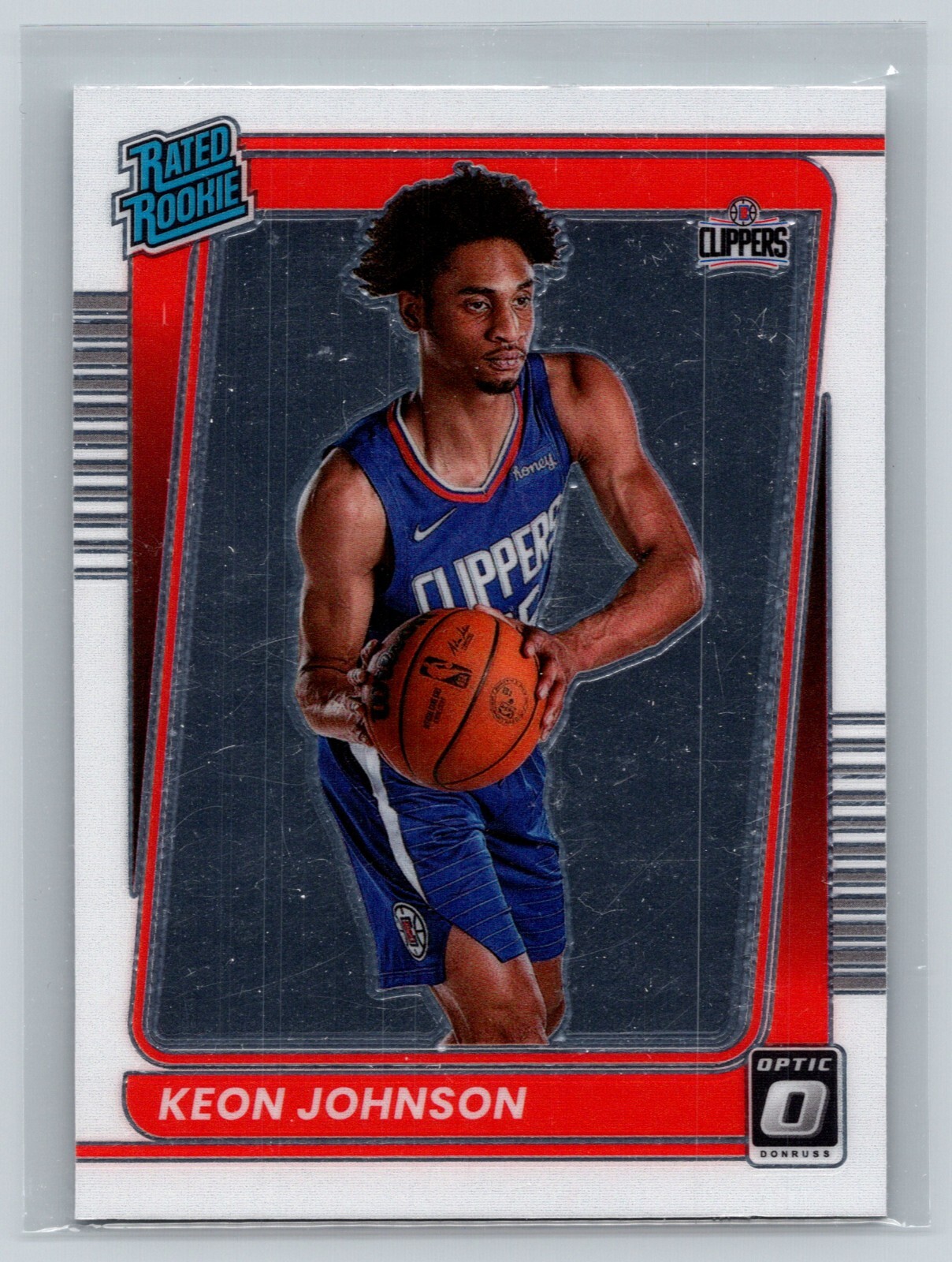 2021-22 Panini Donruss Optic Rated Rookie #192 Keon Johnson Rookie RC ...