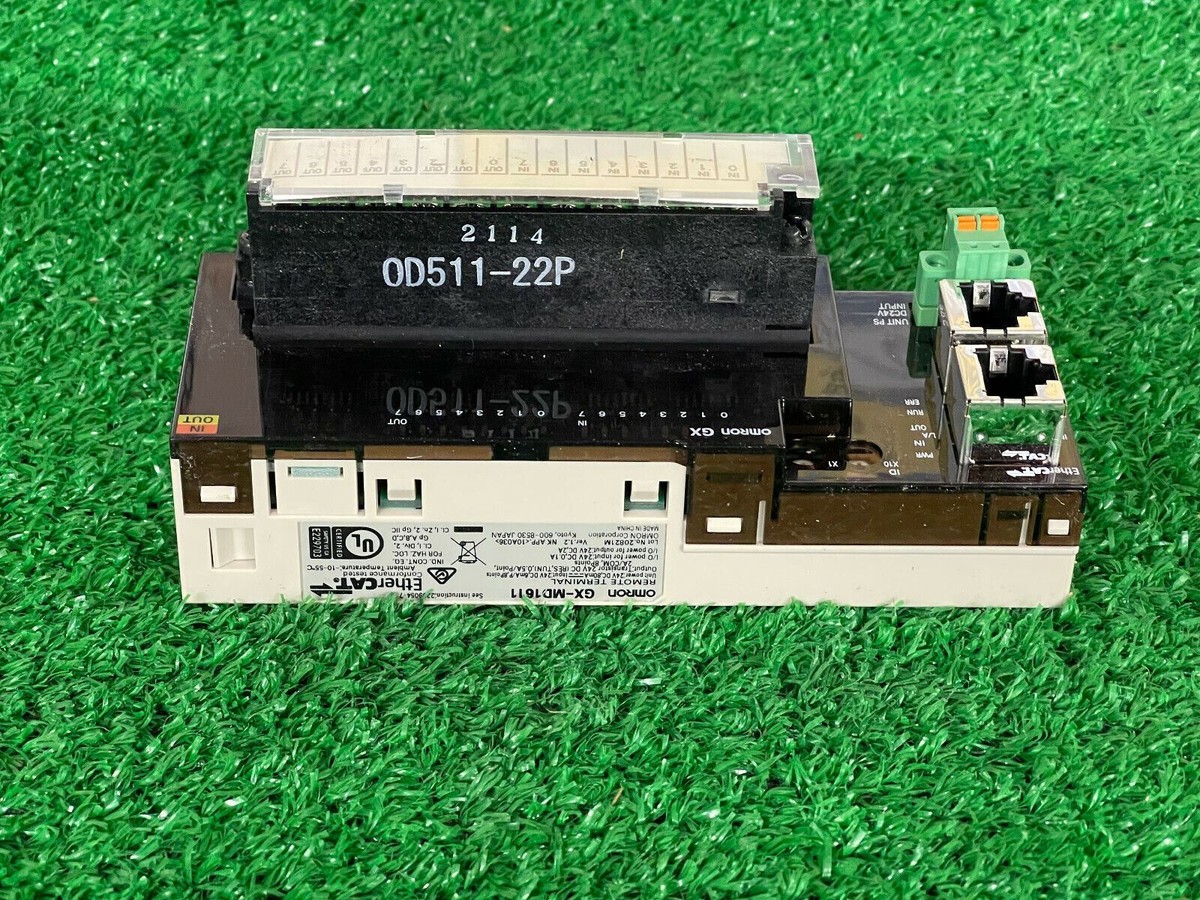 OMRON GX-MD1611 Remote Terminal Ethercat Ethernet Module | eBay