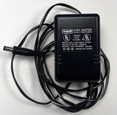 MAGNIF D41-06-500R Transformer AC/DC Wall Adapter for Leapfrog Pad Tablet 6V