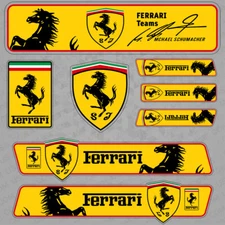 For Ferrari S.p.A. Sport Super Car Sticker 3D Decal Logo Stripe Decoration Gift