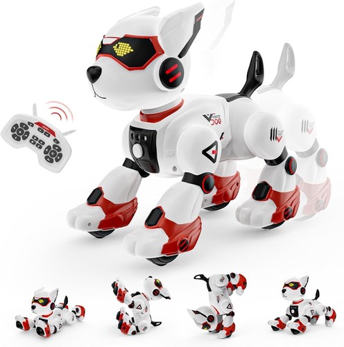 Robot Dog Toys for Kids Remote Control Interactive Robotic Pet Smart Programmabl