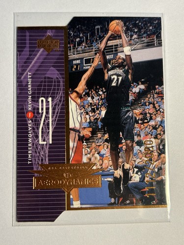 Kevin Garnett [Quantum Bronze] #A7 1998 Upper Deck Aerodynamics card