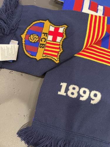 NUEVO CON ETIQUETAS Bufanda de Fútbol FC Barcelona Senyera Color Desde 1899 (GR176TT) - Imagen 2 de 7