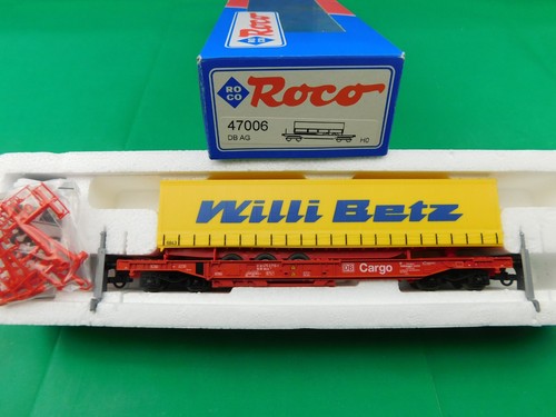 B08 Roco H0 Güterwagen 47006 DB Cargo Willi Betz Taschenwagen AC KKK OVP TOP | Condition: Gebraucht