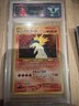 Pokemon PROMO  Typhlosion #157 Premium File 1, Neo JP Dsg 8 (  SWIRL NEAR BACK )