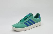 *Buone condizioni* 2019 Adidas Trimm Trab retrò verde taglia UK 7,5 / EUR 41 1/3