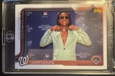 2025 Topps Series 1 - C.J. Abrams #122 Golden Mirror Image Variation