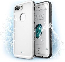 Waterproof Full-body Rugged Case For iPhone 7 Plus With Screen Protector, White