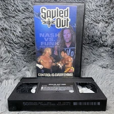 WCW Souled Out 2000 VHS 2000 Nash, Funk, DDP, Benoit, Sid, Booker T Rental Box