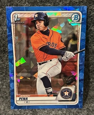 その他 2020 bowman sapphire Jeremy pena psa9 2020 Bowman Chrome Sapphire Edition Blue Jeremy Pena #BCP-61 RC