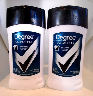 Degree UltraClear Black + White Antiperspirant Deodorant 2.7oz 2-PACK