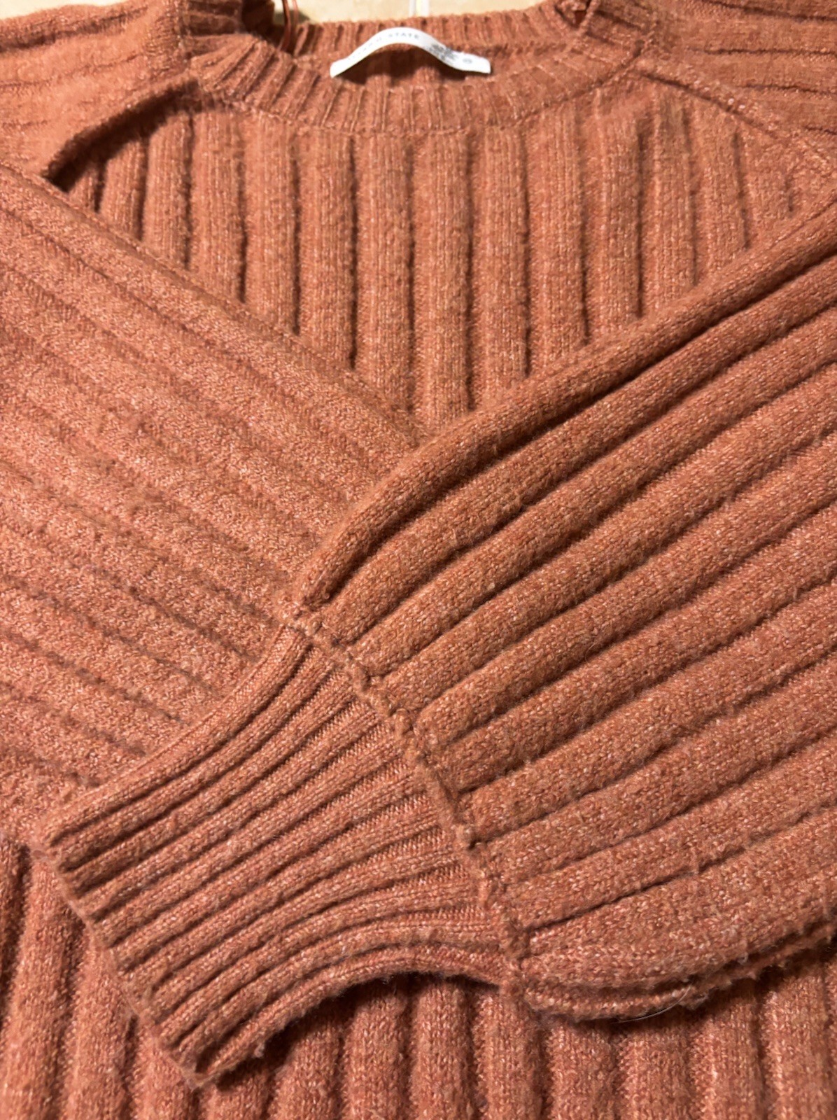 Altar’dState Solid Striped Pullover Sweater/Sz XS… - image 3