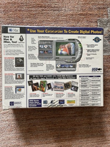 Sealed Dazzle Digital Photo Maker - Video capture adapter USB - NTSC, SECAM, PAL - Picture 2 of 5