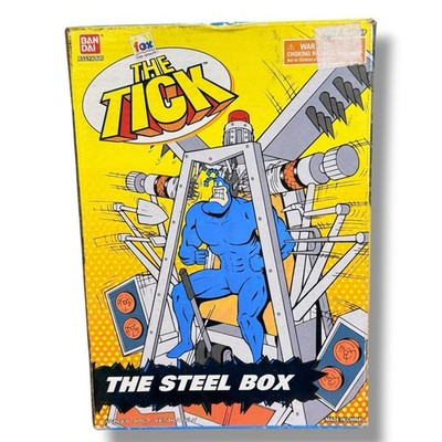 Vintage 1995 The Tick Steel Box Playset Bandai FOX Kids NIB Rare