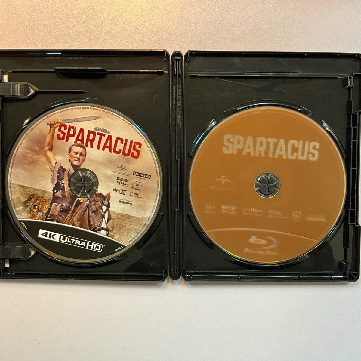 Spartacus 4K Ultra HD Blu-ray 1960 Extended Version Kubrick