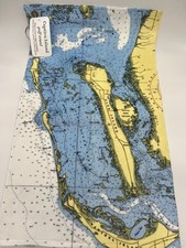 Captiva Island Florida Map Golf Towel Fleece Front Ball Scrubbing Back USA Made