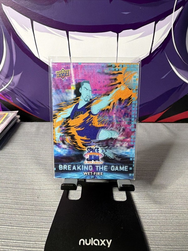 2021 UPPER DECK SPACE JAM BREAKING THE GAME LENTICULAR #3D-19 WET-FIRE
