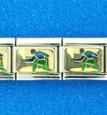 Nomination Tennis Player Charm