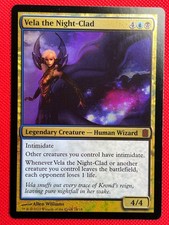 MTG Foil 1X Vela the Night-Clad X1 Commander's Arsenal Magic - NM/MT