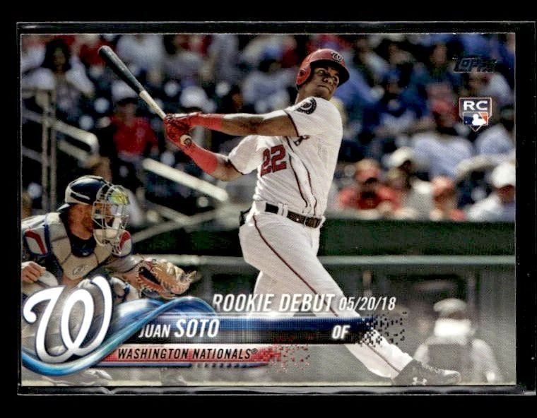2018 Topps Update #US104 Juan Soto Rookie Washington Nationals