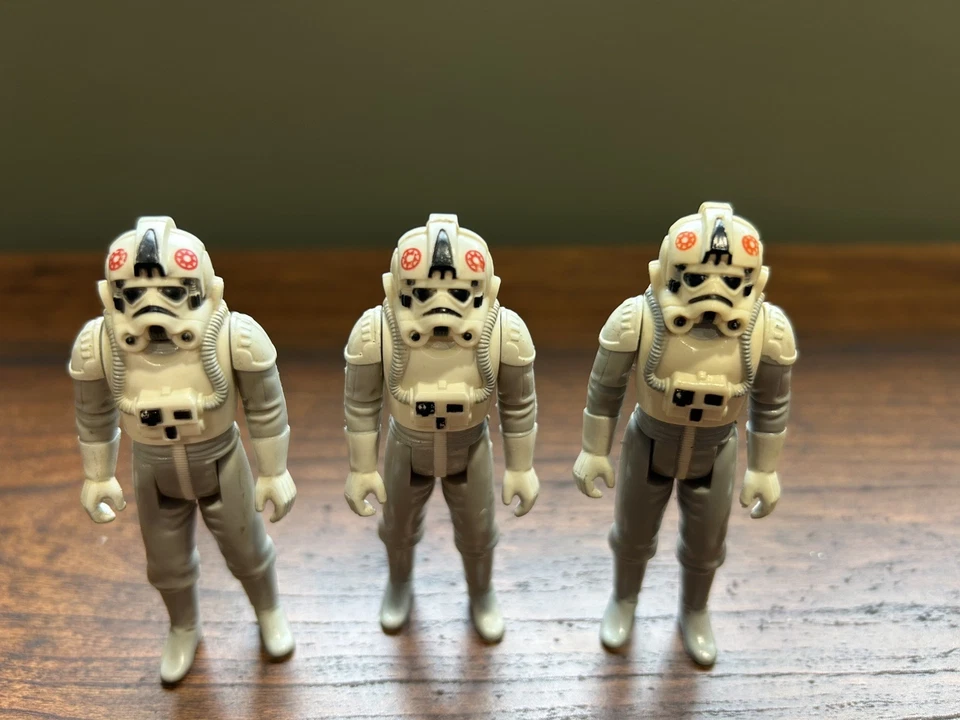 Vintage 1980 Star Wars At-At Driver Figure X 3 - Image 4 of 4