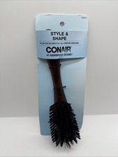 Conair Style  Shape Nylon-Tufted Bristles Hair Brush Smooth Blowout COMBINESHIP