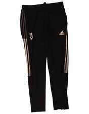 ADIDAS Mens Juventus Tracksuit Trousers Medium  Black Polyester MW07