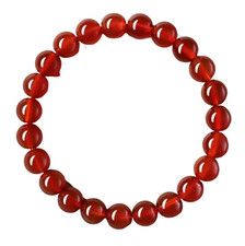 8A Grade Ice Red Agate Bracelet,Approx 8mm Beads,1 Piece