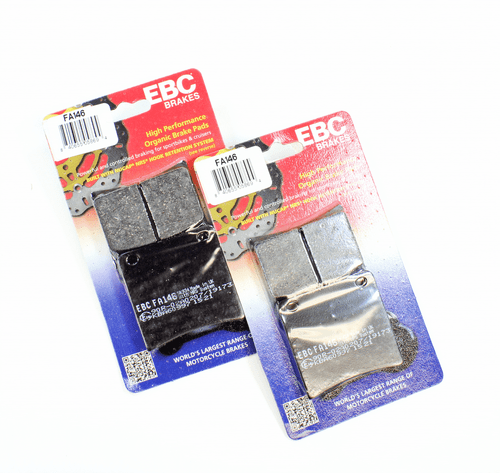 EBC Brake Pad Set High Perf Organic for 1988-97 Suzuki GSX600F PREMIUM Frt 2 Pr - Picture 1 of 2