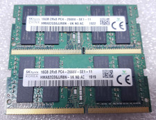 Lot Of 2 SK Hynix 16GB 2Rx8 PC4-2666V SODIMM Laptop RAM 32GB Total 99