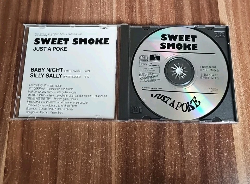Sweet Smoke - Just A Poke (1970) Album Musik CD *** sehr guter Zustand *** - Bild 3 von 3