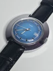 Vintage Timex Electric Blue Sunburst UFO Case Men’s Watch Serviced  1973 M41