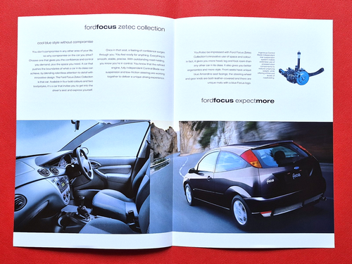2000 FORD FOCUS ZETEC COLLECTION Sales Brochure - Special Edition 1.8 Model - Afbeelding 2 van 3