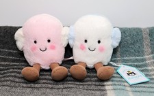 NWT Jellycat Amuseables Toastie Pink and White Marshmallows A6MPWT